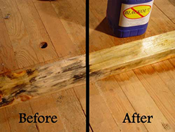 Blackout Cleaner before and after